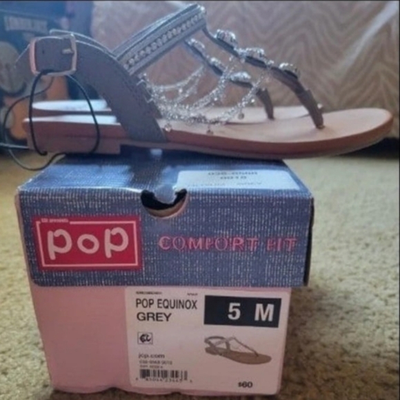 ♥︎BNIB JELLYPOP Ankle Strap Sandals♥︎ - Picture 5 of 12